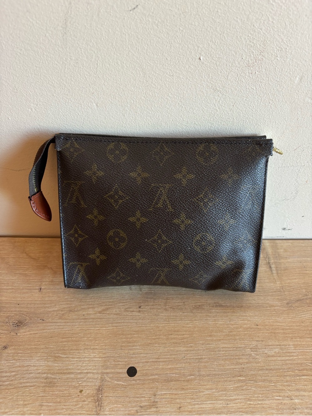 Authentic Louis Vuitton monogram clutch toiletry